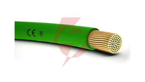 Przewód instalacyjny H07V-K (LgY) 1,5 zielony /100m/