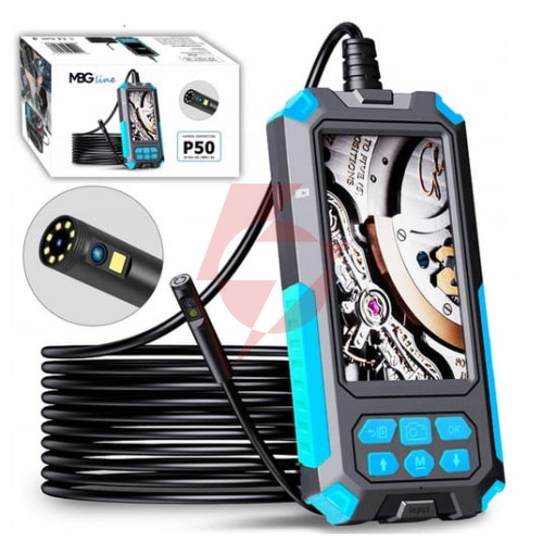 Kamera inspekcyjna duo endoskop 5m 9led 2xfull hd p50