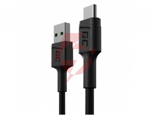 Kabel usb-a / usb-c green cell powerstream 30cm ultra charge quick charge 3.0 kabgc25