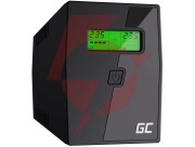 Ups zasilacz awaryjny green cell power proof 600va 360w z wyświetlaczem lcd ups01lcd