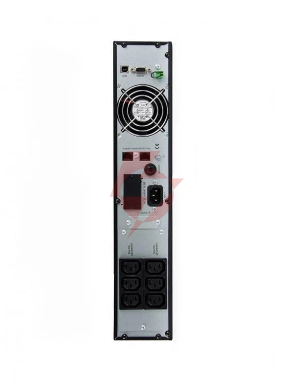 Ups zasilacz awaryjny green cell 1000va 900w do szafy rack rtii z wyświetlaczem lcd ups13