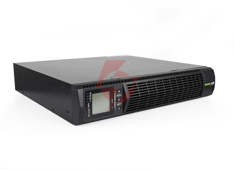 Ups zasilacz awaryjny green cell 2000va 1800w rack rtii z wyświetlaczem lcd ups14