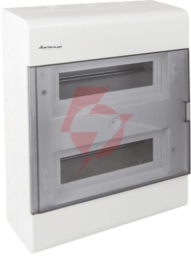 Rozdzielnica modułowa 2x12 natynkowa (n+pe) ip40 srn-24 elektro plast opatówek