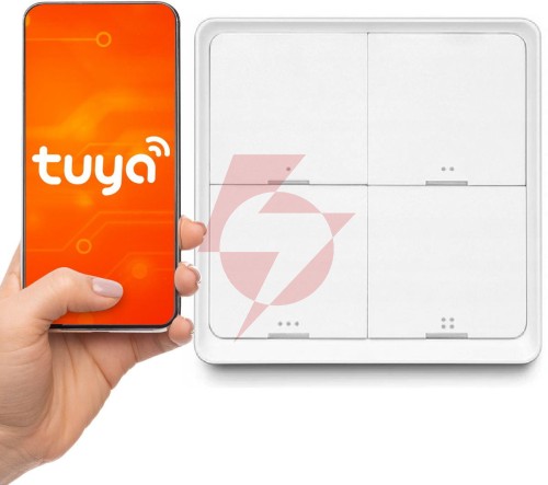 Pilot przycisk zigbee tuya sc04 smart 4 kanały 12 scen