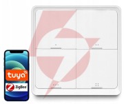 Pilot przycisk zigbee tuya sc04 smart 4 kanały 12 scen