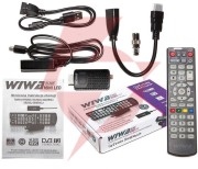 Tuner dvb-t/t2 wiwa h.265 mini led