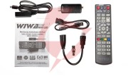 Tuner dvb-t/t2 wiwa h.265 mini led