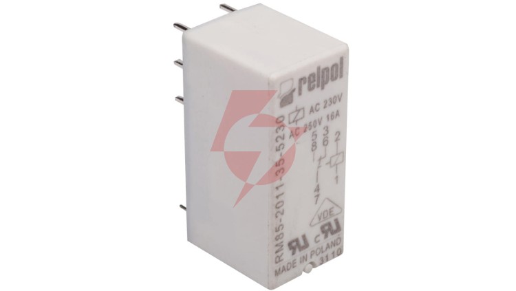 Przekaźnik miniaturowy 1P 16A 230V AC PCB AgNi RM85-2011-35-5230 604658