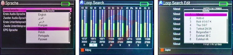 Miernik satelitarny spacetronik s-22 dvb-s2/s2x iptv m3u h.265