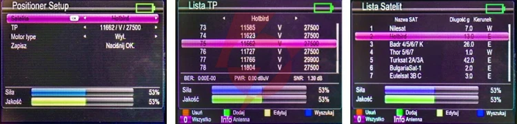 Miernik satelitarny spacetronik s-22 dvb-s2/s2x iptv m3u h.265
