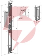 Elektrozaczep symetr.,rewers. z sygnalizacją scot es-s12dc-rs profi