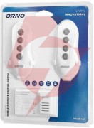 Bezprzewodowy sterownik oświetlenia orno or-gb-448 2 piloty