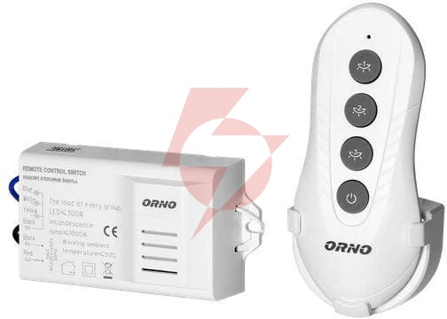 Bezprzewodowy sterownik oświetlenia orno or-gb-447 1 pilot