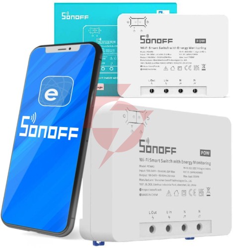 Sonoff sterownik 1-kanałowy 25a wifi powr3