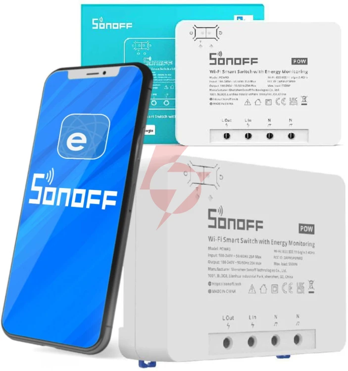 Sonoff sterownik 1-kanałowy 25a wifi powr3
