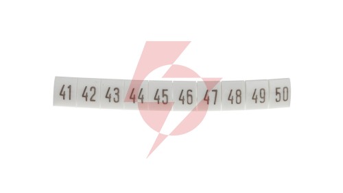 Oznacznik biały DK2/Z5 /41-50/ 89297006 (100szt.)