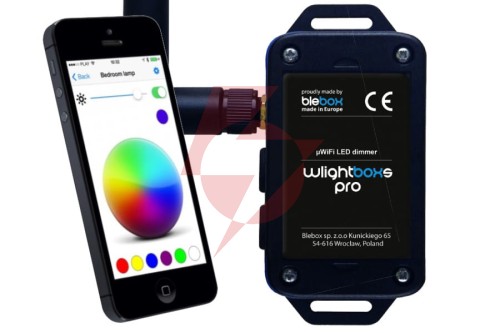Moduł oświetelniowy wlightboxs pro z zewnętrzną anteną blebox