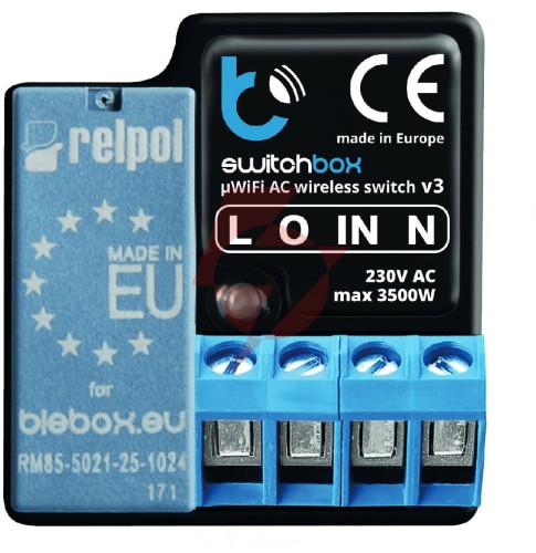 Moduł przekaźnikowy switchbox v3 blebox