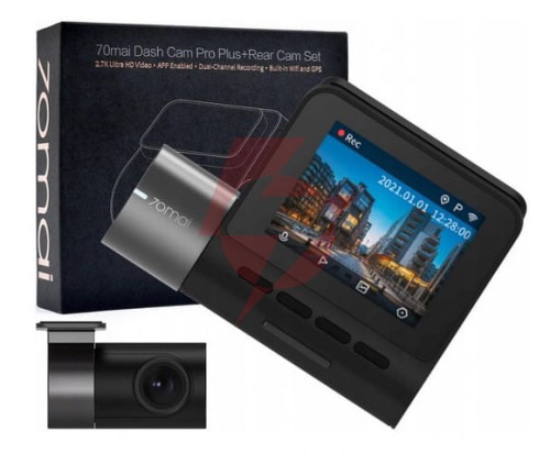 Wideorejestrator 70mai smart dash cam pro plus a500s 2.7k/wifi/gps + kamera tylna rc06
