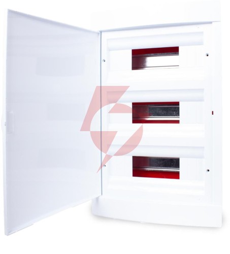 Rozdzielnica podtynkowa 36 modułowa (3x12) adelid rm-pt-36p