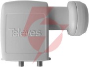 Konwerter twin televes ref. 747002 szary