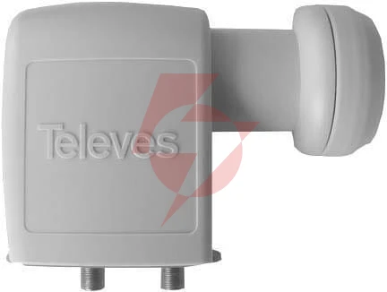 Konwerter twin televes ref. 747002 szary