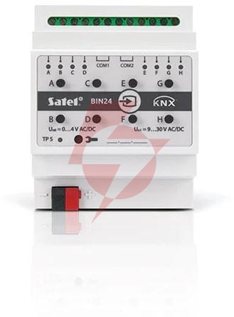 Satel knx 8-kanałowy aktor wejść binarnych knx-bin24