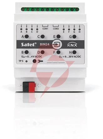 Satel knx 8-kanałowy aktor wejść binarnych knx-bin24