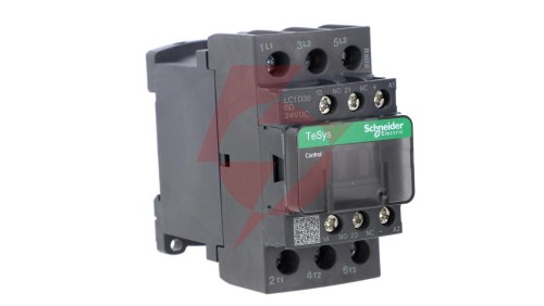 TeSys Deca Stycznik mocy 38A 3P 24V DC 1Z 1R LC1D38BD