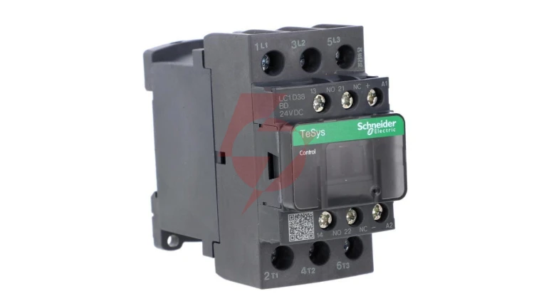 TeSys Deca Stycznik mocy 38A 3P 24V DC 1Z 1R LC1D38BD