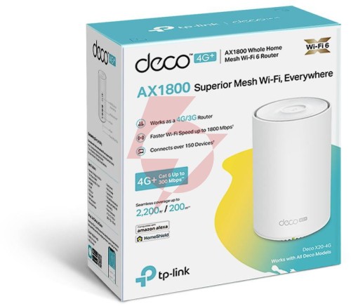 Domowy system wi-fi mesh tp-link deco deco x20-4g
