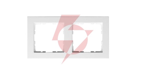 Gvs ramka 2-polowa biały błysz. system 55 do sensorów knx
