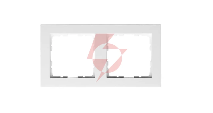 Gvs ramka 2-polowa biały błysz. system 55 do sensorów knx