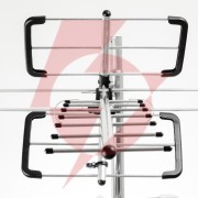 Antena dvb-t/t2 spacetronik eos l combo black (pasywna)