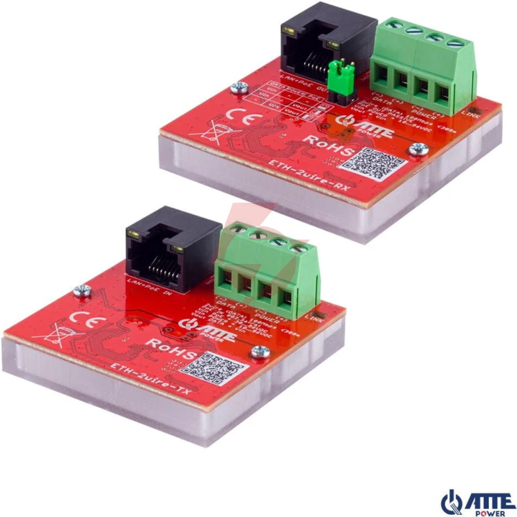 Zestaw konwerterów atte eth-2wire-a-set