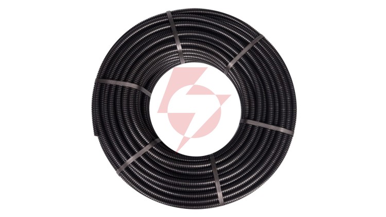 Rura karbowana z pilotem 16mm czarna 750N FK15/16F DX15116R /100m/