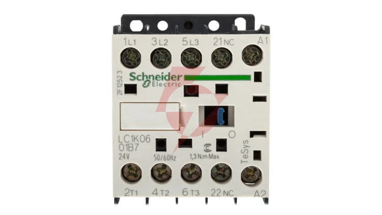 Stycznik mocy 6A 3P 24V AC 0Z 1R LC1K0601B7