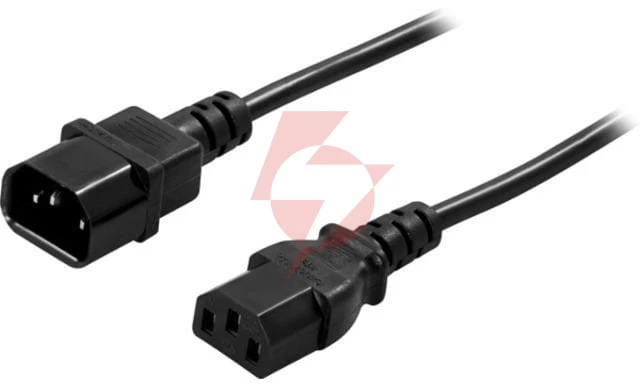 Przedłużacz kabla zasilającego iec 320 c13 / c14 1.8m powerwalker