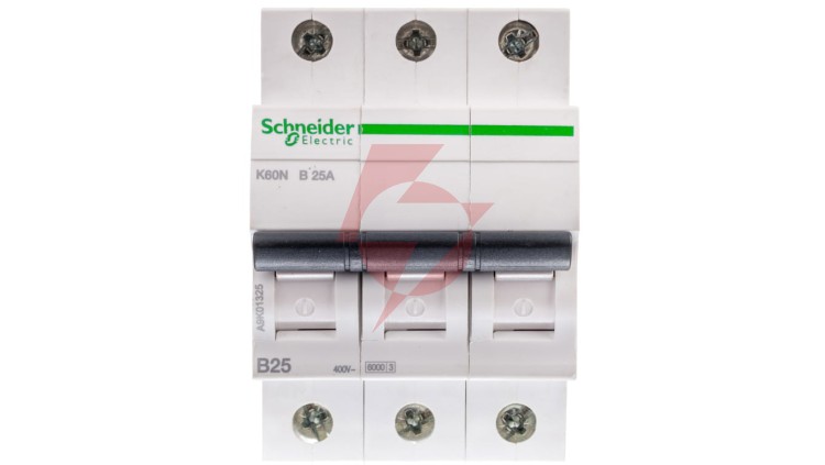 Wyłącznik nadprądowy 3P B 25A 6kA AC K60N Acti9 A9K01325