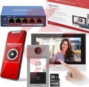 Zestaw wideodomofonowy hikvision ds-kis604-s(c)(o-std)/eu