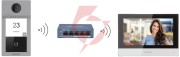 Zestaw wideodomofonowy hikvision ds-kis604-s(c)(o-std)/eu