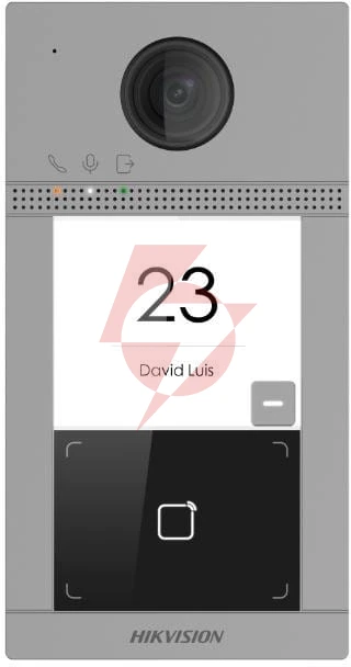 Zestaw wideodomofonowy hikvision ds-kis604-s(c)(o-std)/eu