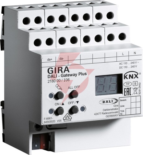 Gira bramka dali plus knx 218000