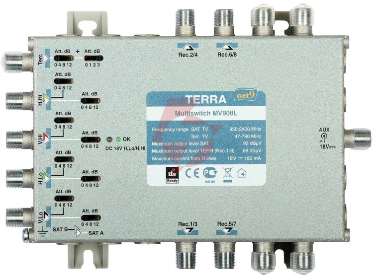 Mv908l terra - multiswitch 9/8 (r70858)