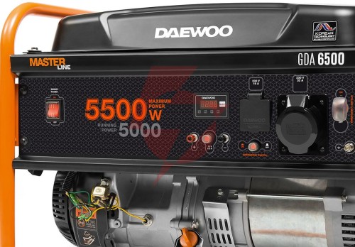 Agregat prądotwórczy daewoo gda 6500e 5.5kw