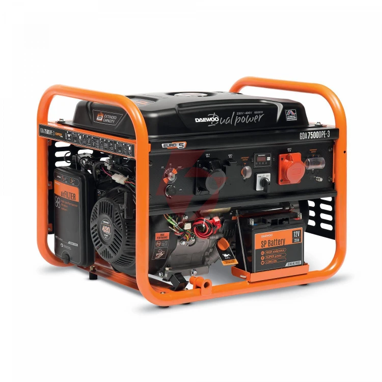 Agregat prądotwórczy daewoo gda 7500dpe-3 6.5kw