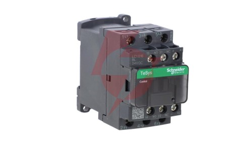 TeSys Deca Stycznik mocy 18A 3P 24V DC 1Z 1R LC1D18BL