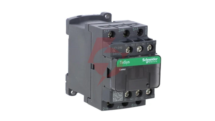 TeSys Deca Stycznik mocy 18A 3P 24V DC 1Z 1R LC1D18BL