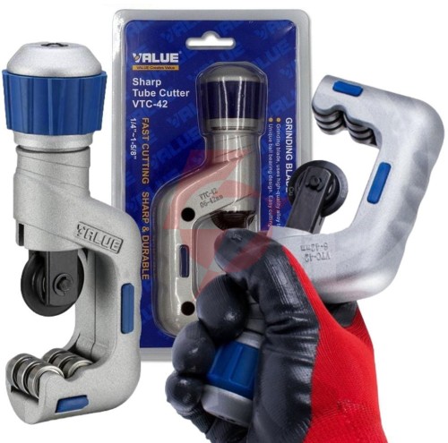 Nóż do rur miedzianych value vtc-42 1/4” - 1 5/8” (6 - 42 mm)