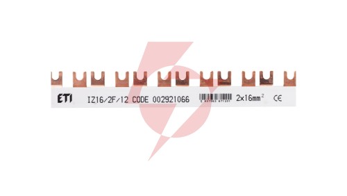 Szyna łączeniowa widełkowa 2P 100A 16mm2 (12mod.) IZ16/2F/12 002921066